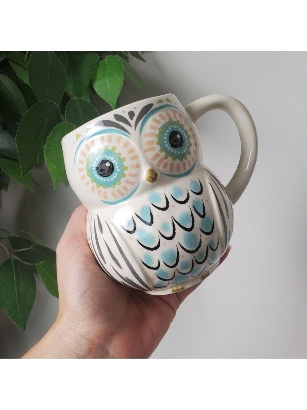 Owl Ceramic Coffee Mug Coffee Scented Candle